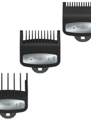 Load image into Gallery viewer, Wahl Clipper 3PC Set Premium Cutting Guides With Metal Clip model #1/2, #1, #1.5
