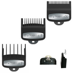 Load image into Gallery viewer, Wahl Clipper 3PC Set Premium Cutting Guides With Metal Clip model #1/2, #1, #1.5
