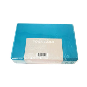 Yoga Block Series-8 Fitness  for beginner Size 9 inc. x 6 inc. x 3 inc.  Blue Solid Color